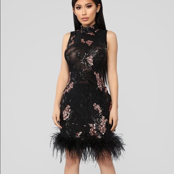 Fashionnova Cherry Blossom Dress - Picture 1 of 2